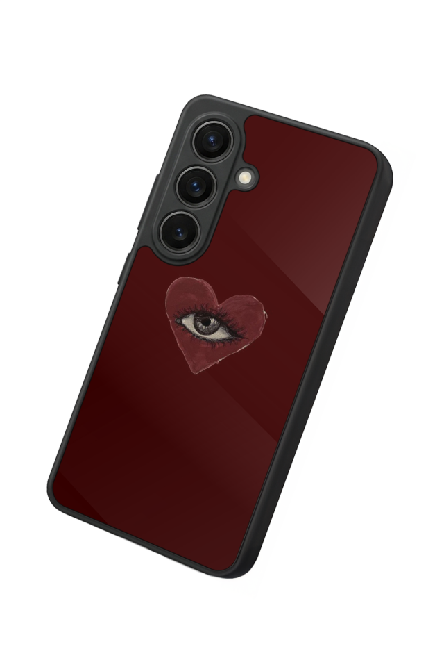 Samsung Galaxy S26 Uyumlu Kalp Love Tasarımlı Glossy Premium Kılıf