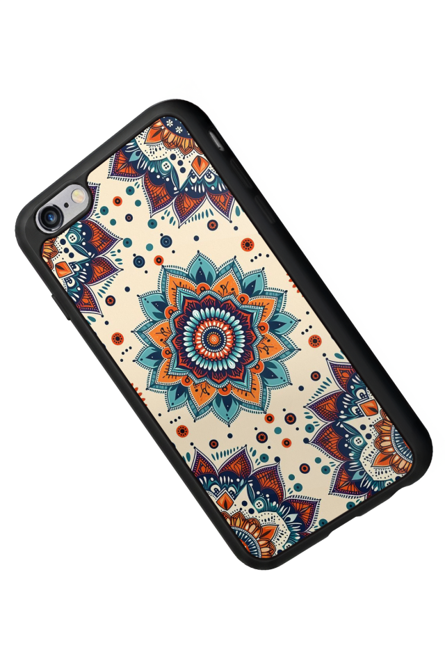 iPhone 6 Plus Uyumlu Mandaal Tasarımlı Glossy Premium Kılıf