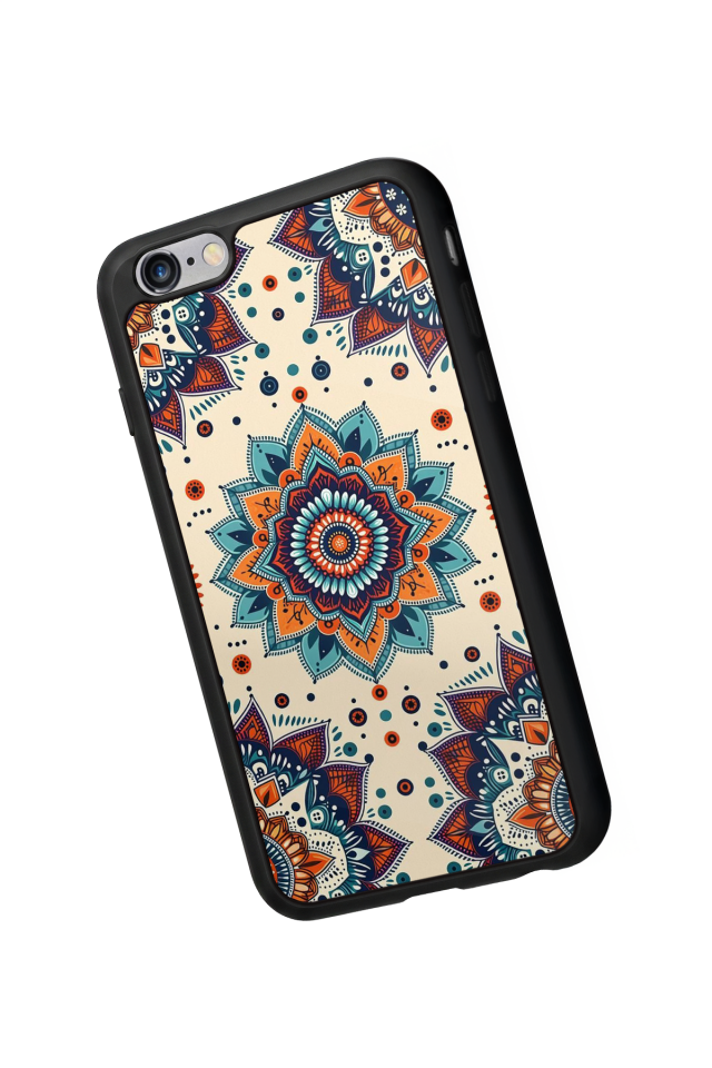 iPhone 6 Plus Uyumlu Mandaal Tasarımlı Glossy Premium Kılıf
