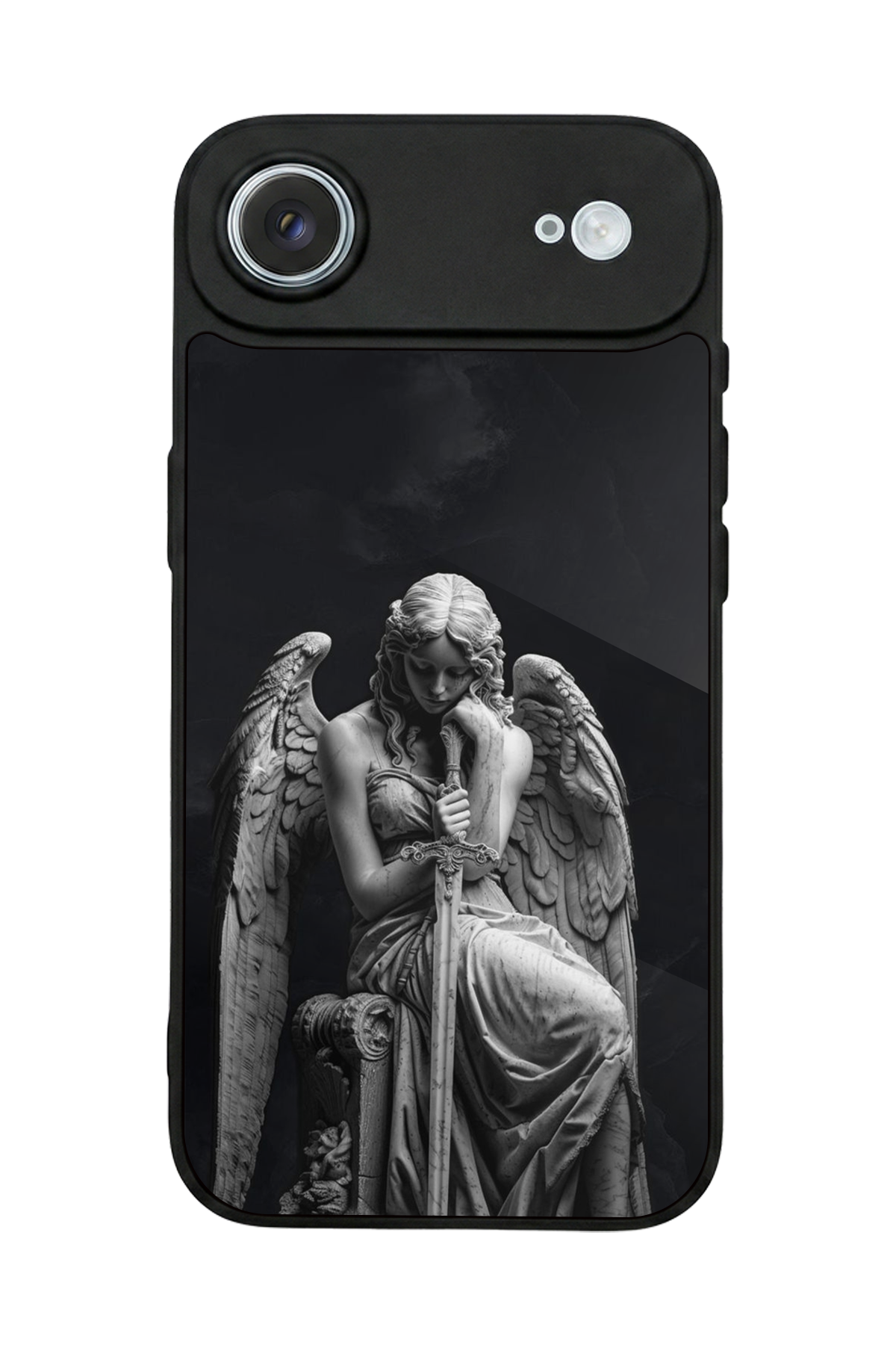 iPhone 17 Air Uyumlu Melek Tasarımlı Glossy Premium Kılıf