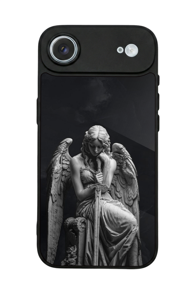 iPhone 17 Air Uyumlu Melek Tasarımlı Glossy Premium Kılıf