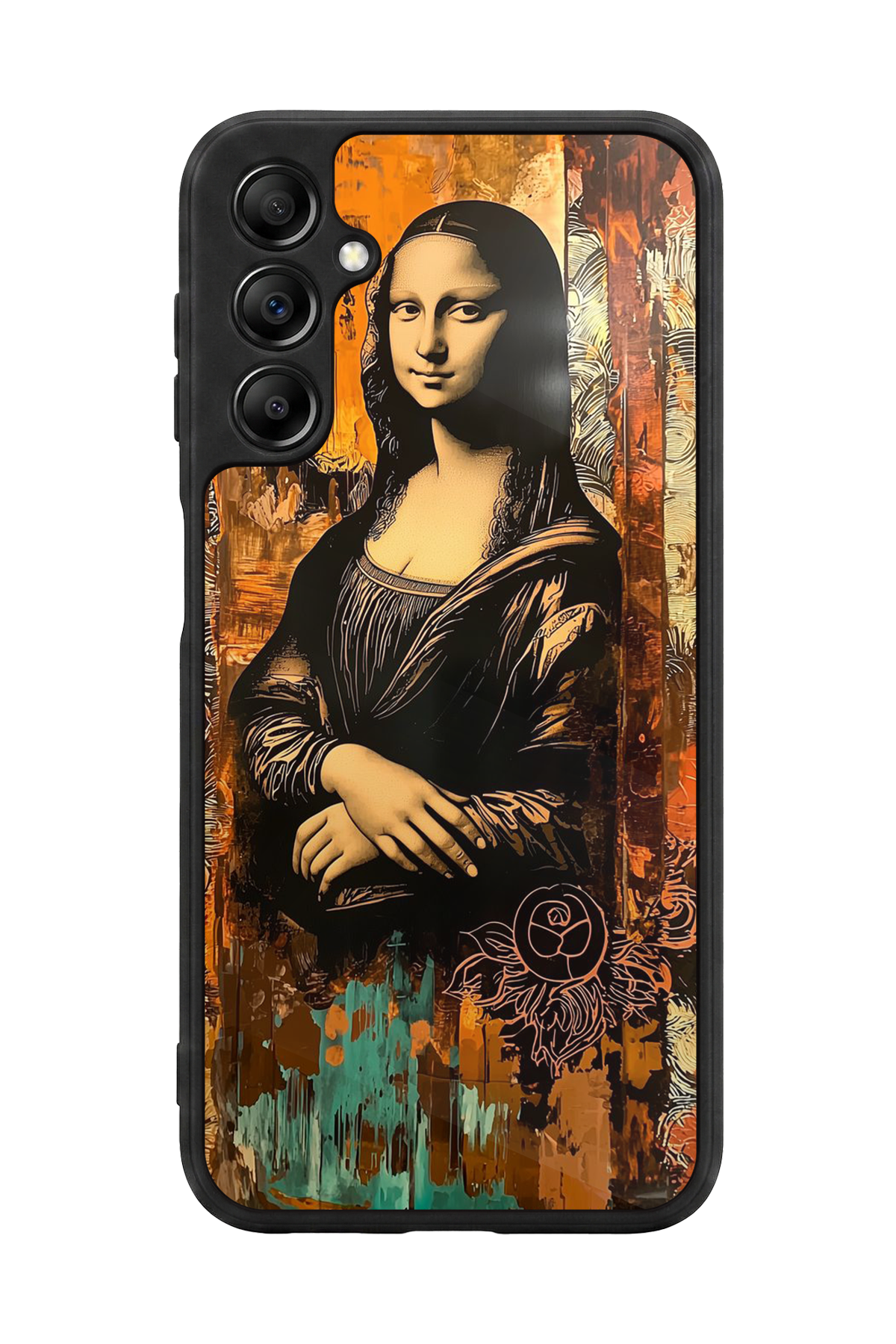 Samsung Galaxy A14 Uyumlu Monalisa Tasarımlı Glossy Premium Kılıf