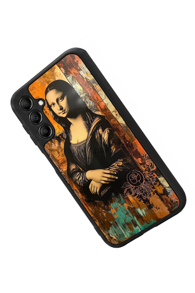 Samsung Galaxy A14 Uyumlu Monalisa Tasarımlı Glossy Premium Kılıf