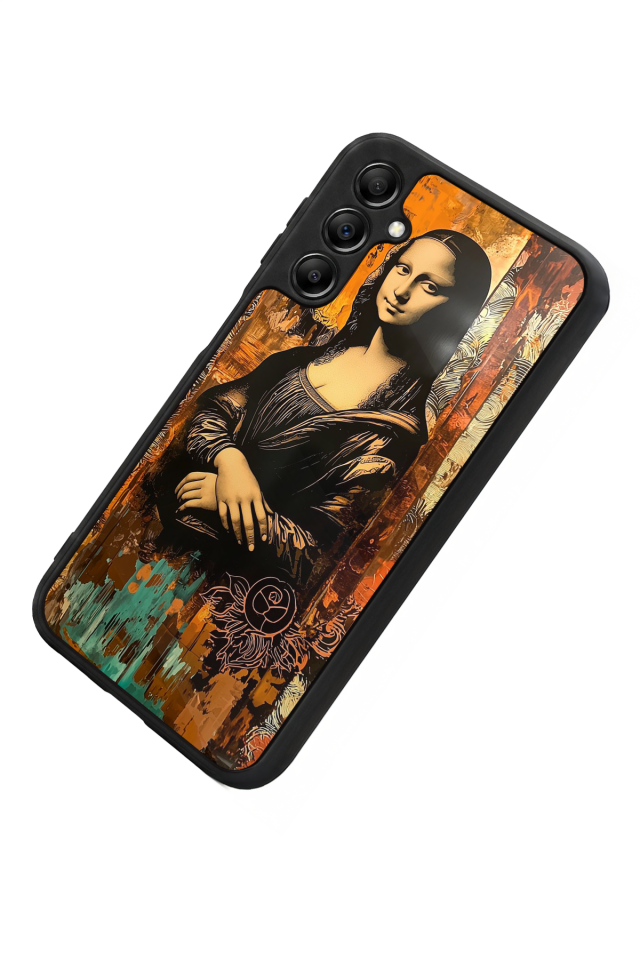 Samsung Galaxy A14 Uyumlu Monalisa Tasarımlı Glossy Premium Kılıf