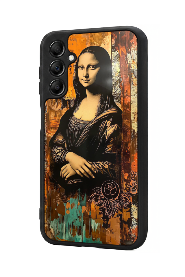 Samsung Galaxy A14 Uyumlu Monalisa Tasarımlı Glossy Premium Kılıf