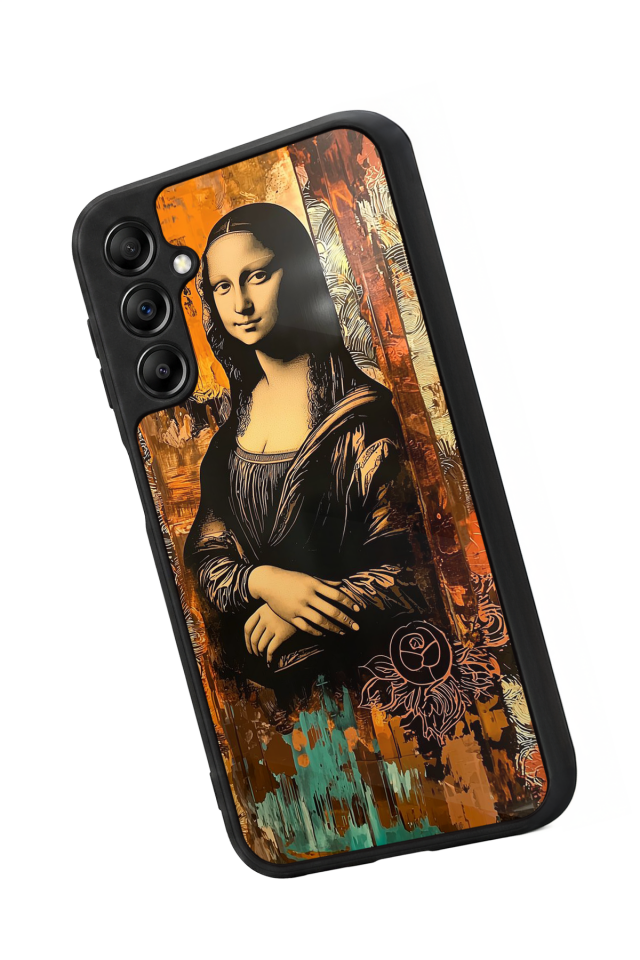 Samsung Galaxy A14 Uyumlu Monalisa Tasarımlı Glossy Premium Kılıf
