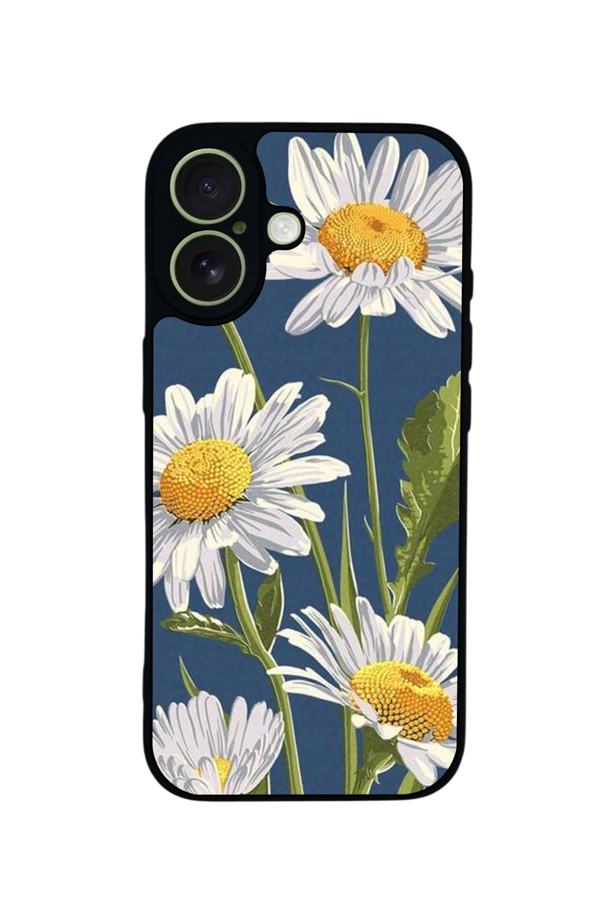 iPhone 17 Uyumlu Papatya Tasarımlı Glossy Premium Kılıf