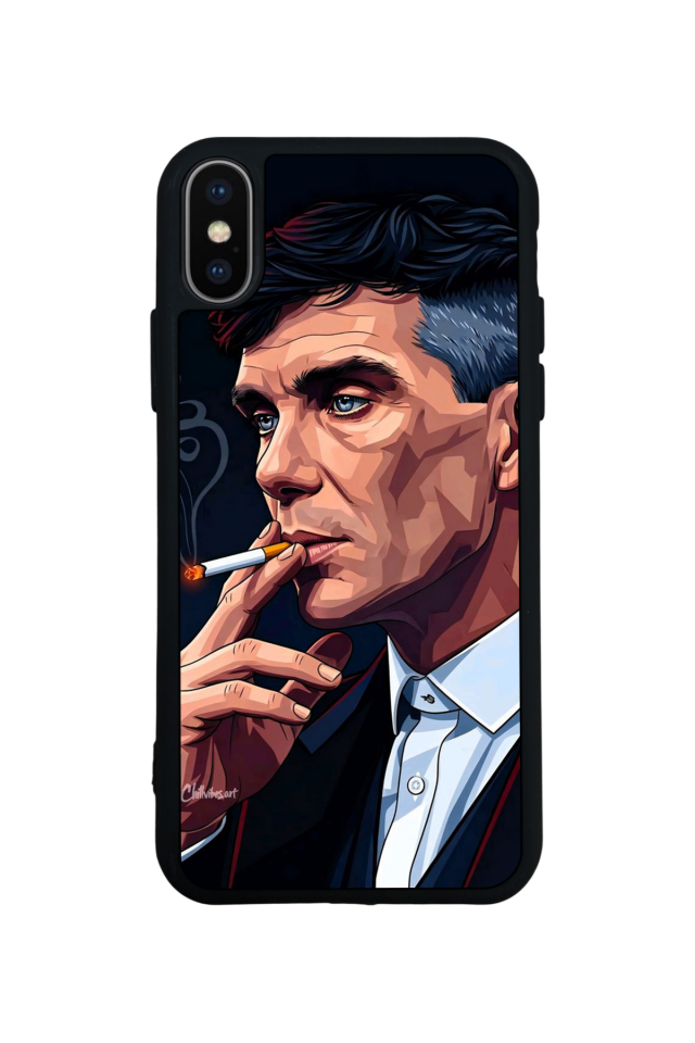 iPhone XS Max Uyumlu Peaky Blinders Tasarımlı Glossy Premium Kılıf
