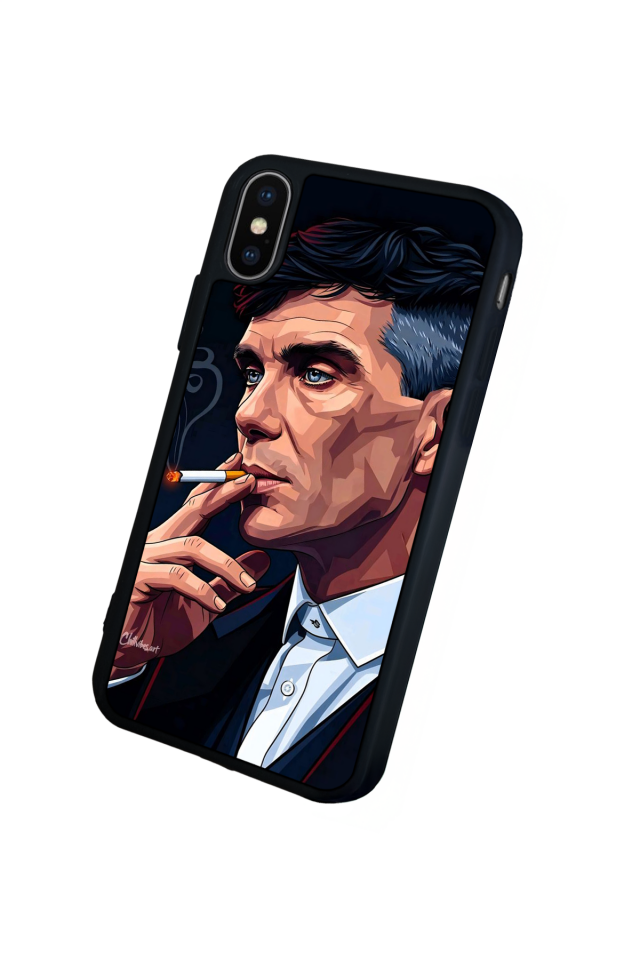 iPhone XS Max Uyumlu Peaky Blinders Tasarımlı Glossy Premium Kılıf