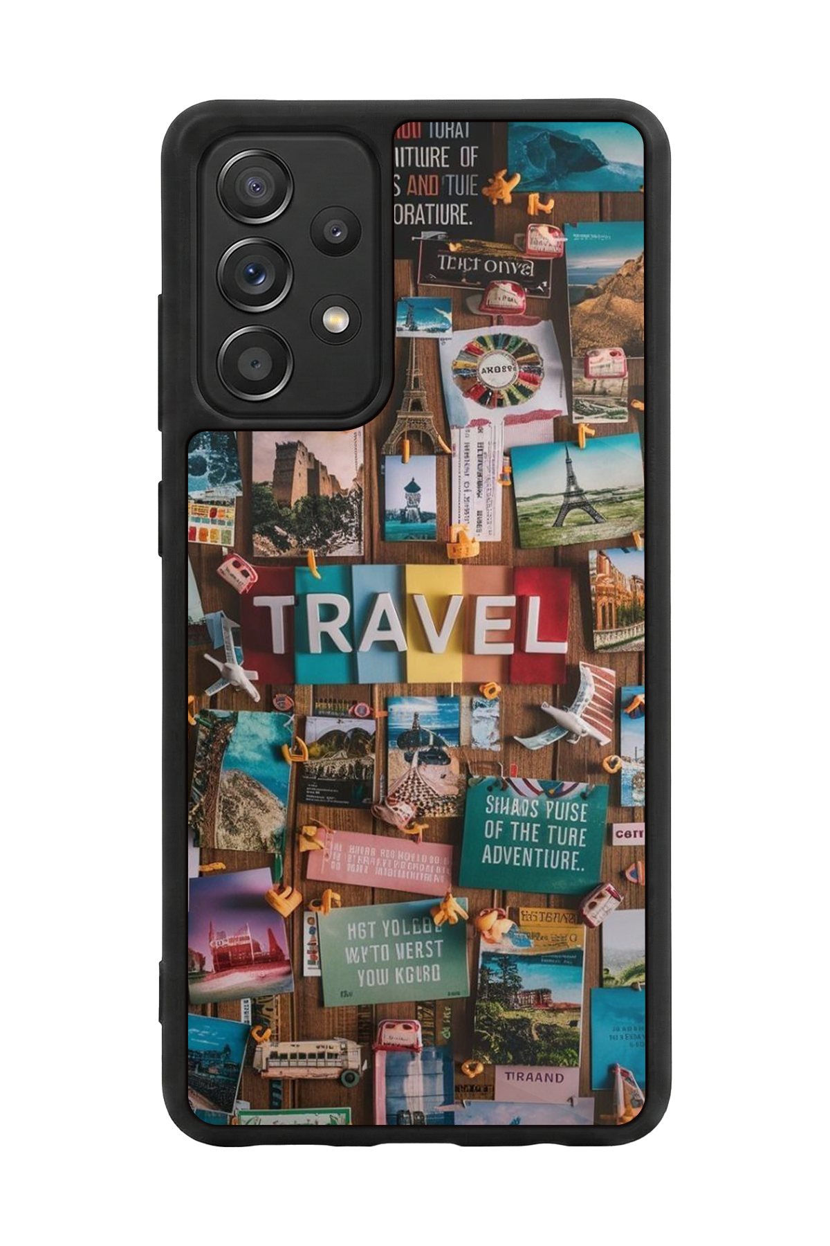 Samsung Galaxy A72 Uyumlu Poster Tasarımlı Glossy Premium Kılıf