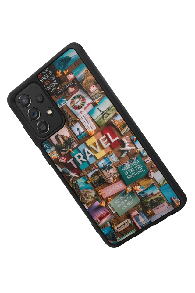 Samsung Galaxy A72 Uyumlu Poster Tasarımlı Glossy Premium Kılıf