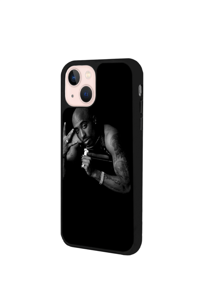 iPhone 15 Plus Uyumlu Tupac Tasarımlı Glossy Premium Kılıf