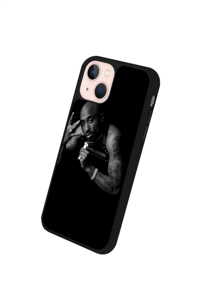 iPhone 15 Plus Uyumlu Tupac Tasarımlı Glossy Premium Kılıf