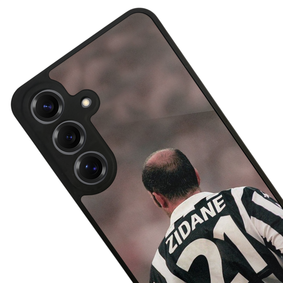 Samsung Galaxy S25 Uyumlu Zidane Tasarımlı Glossy Premium Kılıf