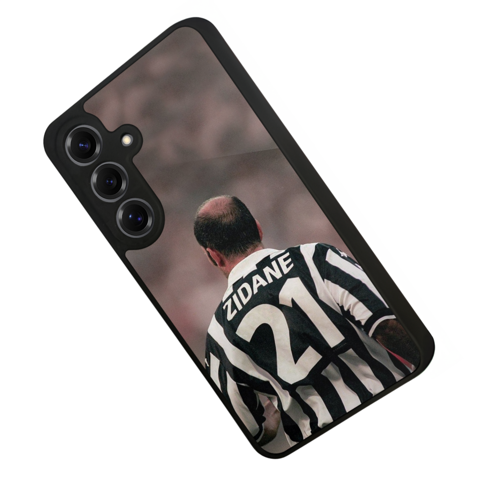 Samsung Galaxy S25 Uyumlu Zidane Tasarımlı Glossy Premium Kılıf