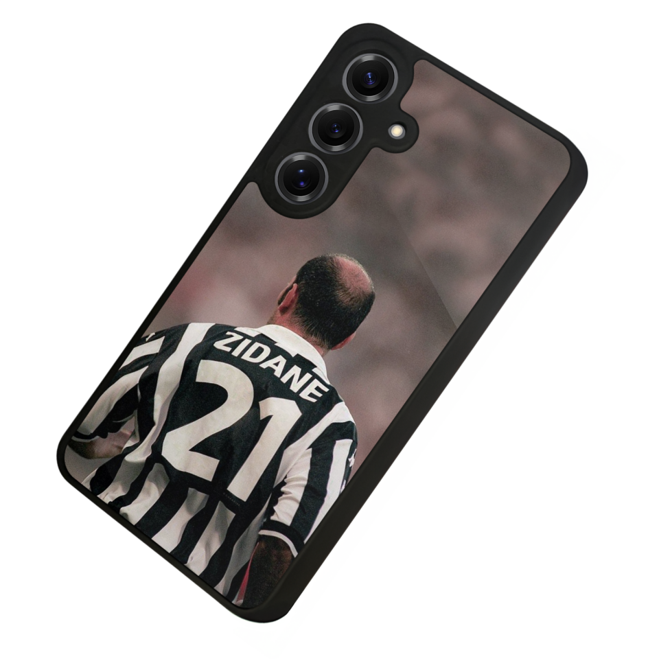 Samsung Galaxy S25 Uyumlu Zidane Tasarımlı Glossy Premium Kılıf