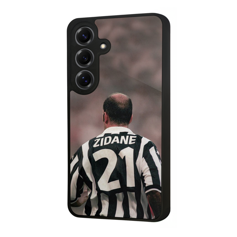 Samsung Galaxy S25 Uyumlu Zidane Tasarımlı Glossy Premium Kılıf