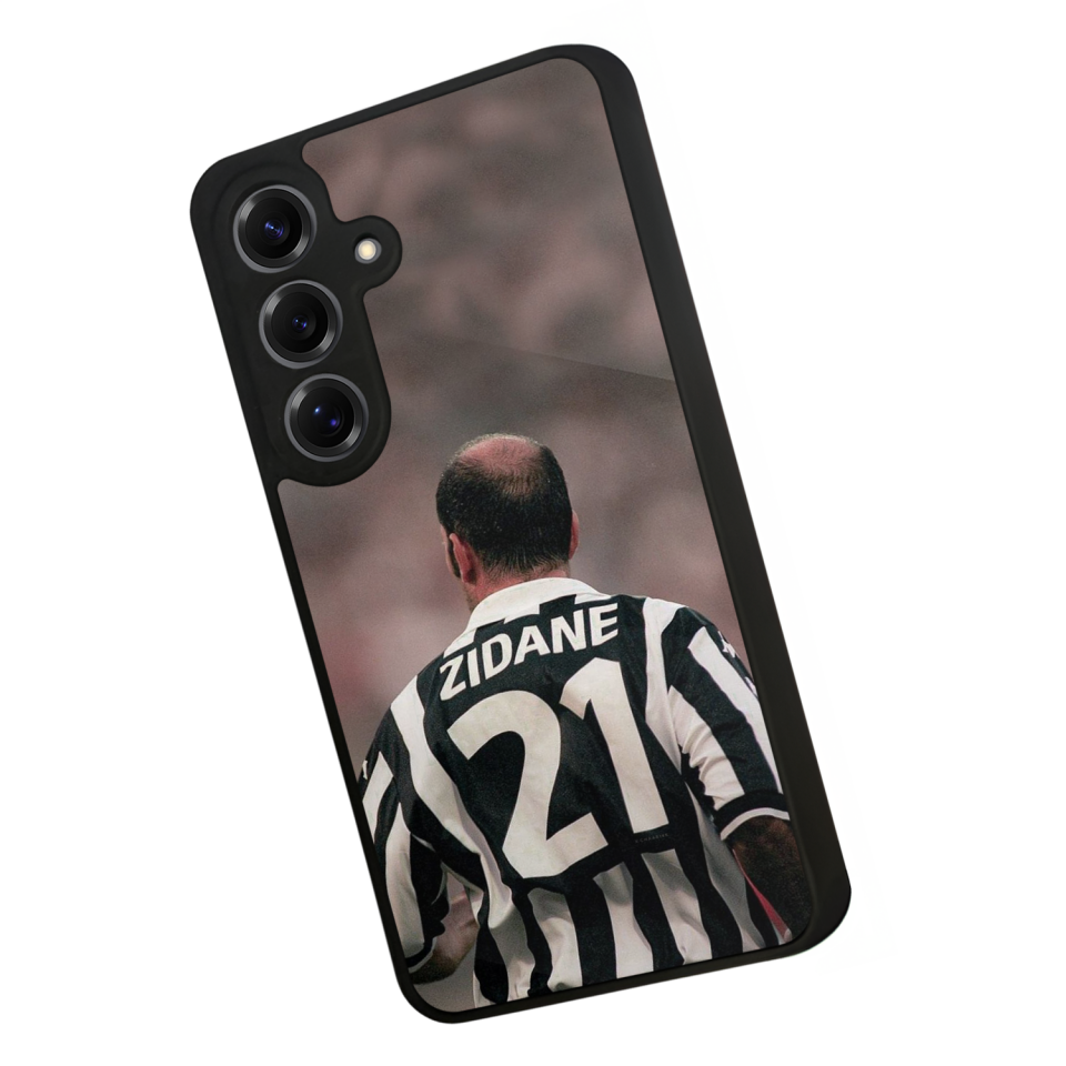 Samsung Galaxy S25 Uyumlu Zidane Tasarımlı Glossy Premium Kılıf