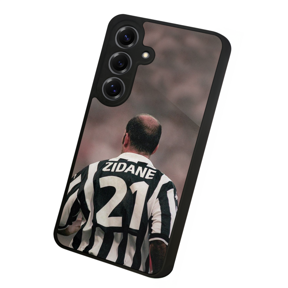 Samsung Galaxy S25 Uyumlu Zidane Tasarımlı Glossy Premium Kılıf