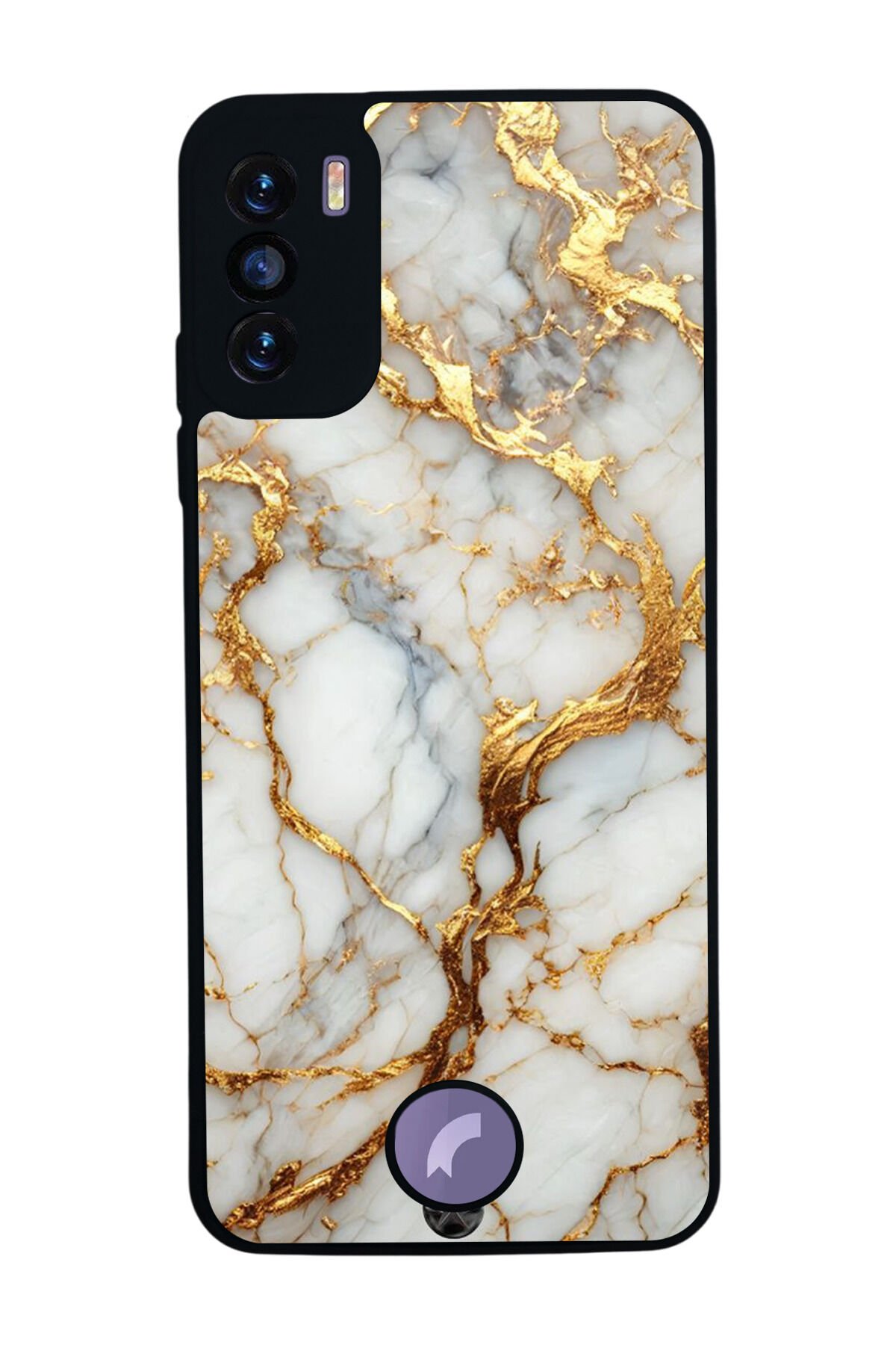 Reeder S19 Max Pro S Uyumlu Mermer Marble Tasarımlı Glossy Premium Kılıf