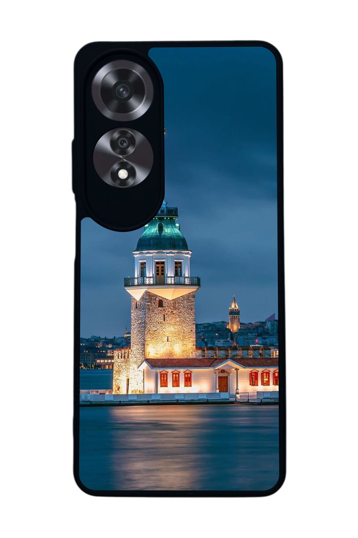 Oppo A60 Mat Siyah uyumlu Kılıf – Yumuşak Silikon, Koruyucu, Şok Emici Kapak