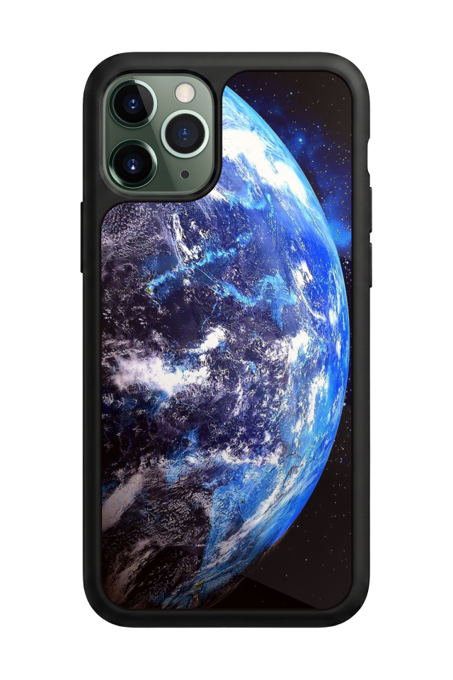 iPhone 11 Pro Uyumlu Ay Tasarımlı Glossy Premium Kılıf