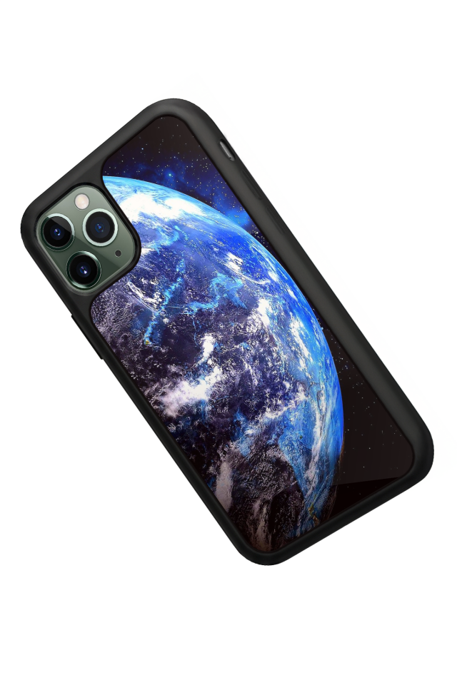 iPhone 11 Pro Uyumlu Ay Tasarımlı Glossy Premium Kılıf