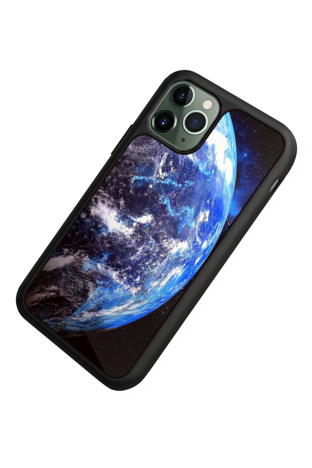 iPhone 11 Pro Uyumlu Ay Tasarımlı Glossy Premium Kılıf