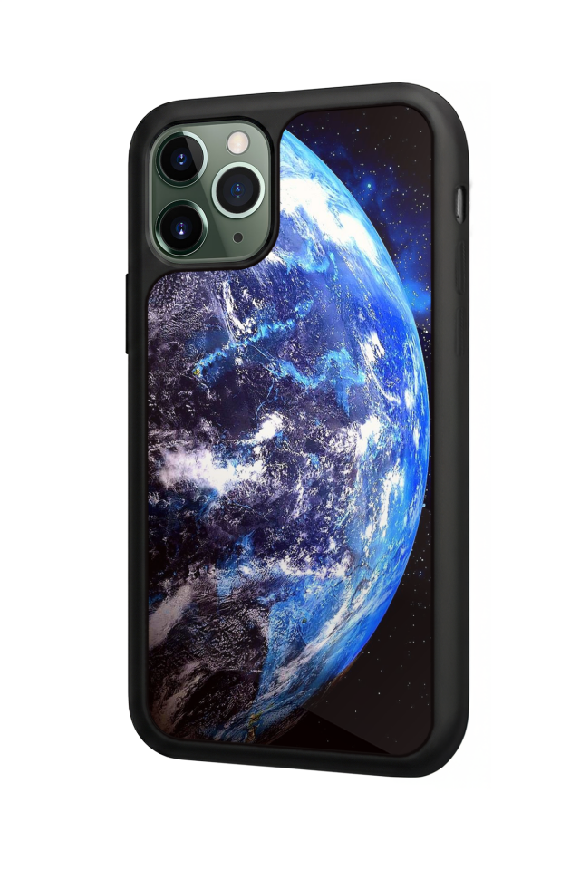 iPhone 11 Pro Uyumlu Ay Tasarımlı Glossy Premium Kılıf