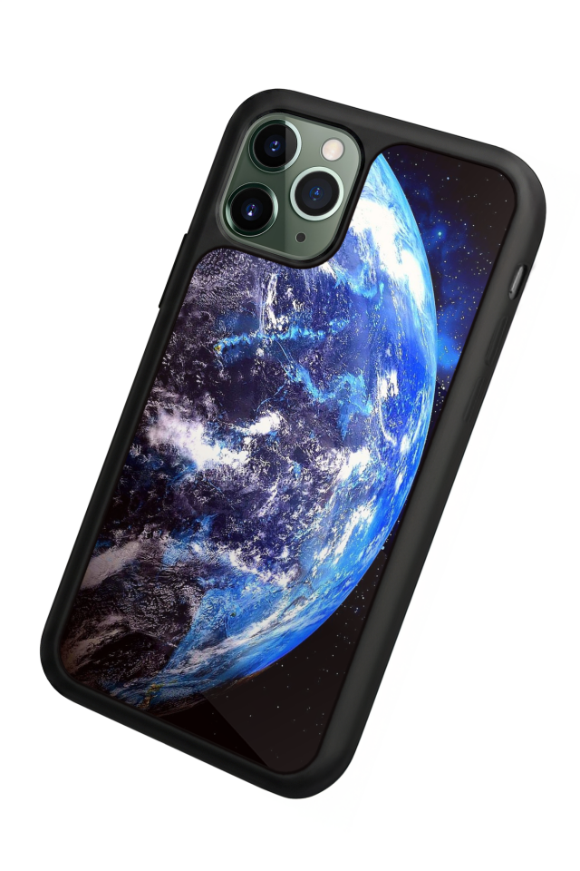 iPhone 11 Pro Uyumlu Ay Tasarımlı Glossy Premium Kılıf