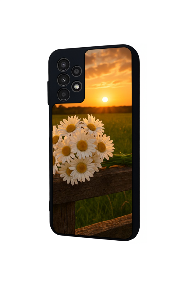 Samsung Galaxy A23 Uyumlu Cicek Tasarımlı Glossy Premium Kılıf