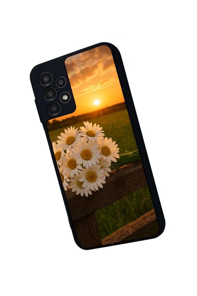 Samsung Galaxy A23 Uyumlu Cicek Tasarımlı Glossy Premium Kılıf
