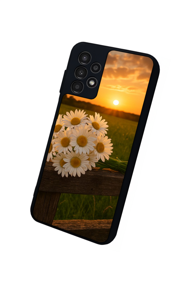 Samsung Galaxy A23 Uyumlu Cicek Tasarımlı Glossy Premium Kılıf