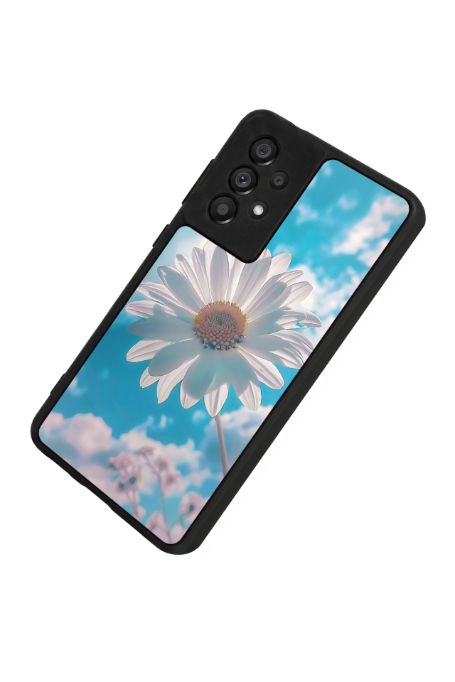 Samsung Galaxy A73 Uyumlu Cicek Tasarımlı Glossy Premium Kılıf