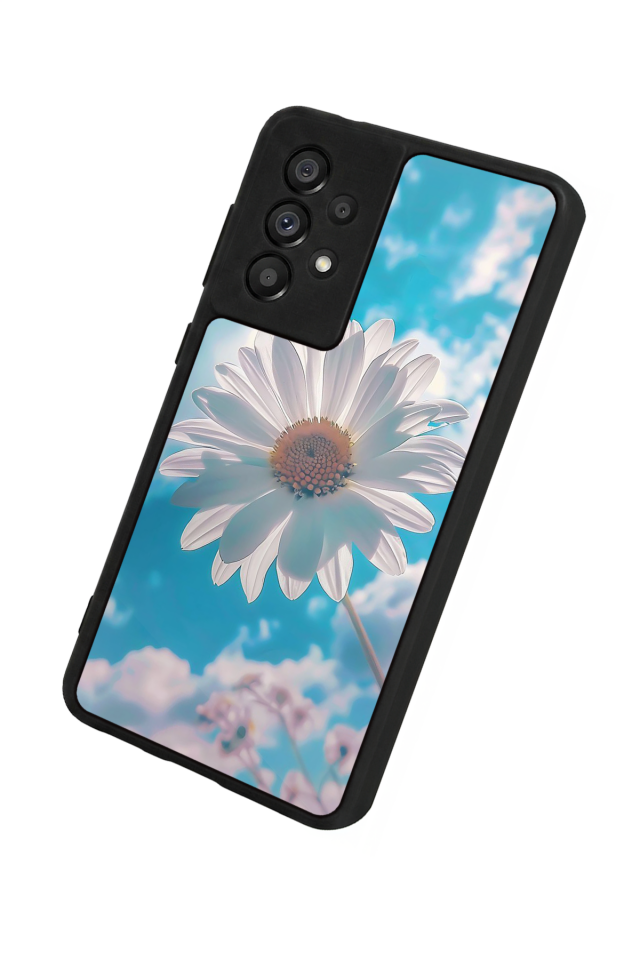 Samsung Galaxy A73 Uyumlu Cicek Tasarımlı Glossy Premium Kılıf