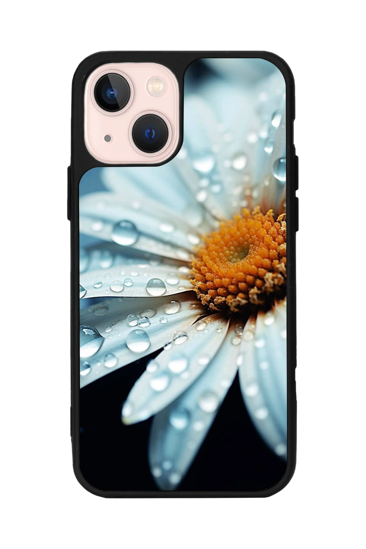 iPhone 14 Plus Uyumlu Cicek Tasarımlı Glossy Premium Kılıf