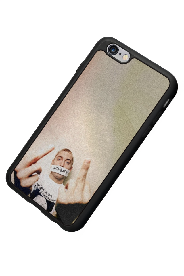 iPhone 6s Plus Uyumlu Eminem Tasarımlı Glossy Premium Kılıf