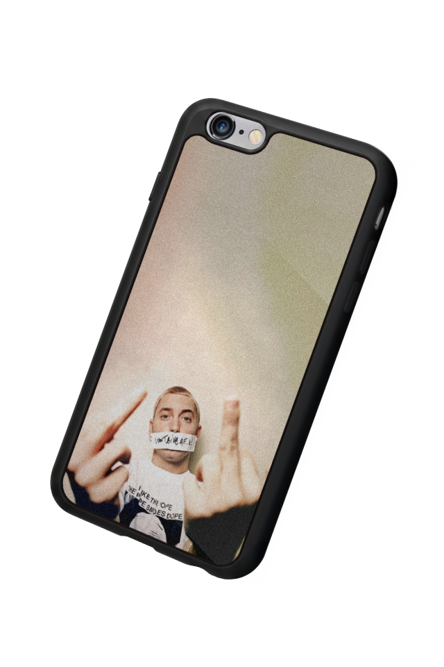 iPhone 6s Plus Uyumlu Eminem Tasarımlı Glossy Premium Kılıf