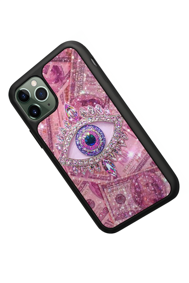 iPhone 11 Pro Uyumlu Göz Tasarımlı Glossy Premium Kılıf