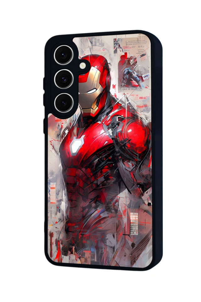 Samsung Galaxy S24 FE Uyumlu Iron Man ( Demir Adam ) Tasarımlı Glossy Premium Kılıf