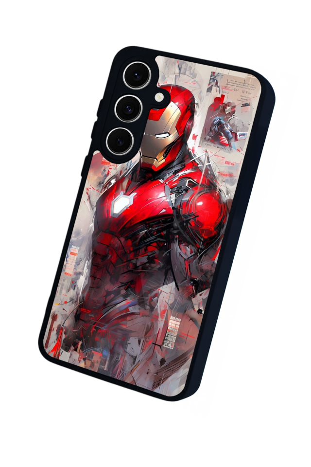 Samsung Galaxy S24 FE Uyumlu Iron Man ( Demir Adam ) Tasarımlı Glossy Premium Kılıf