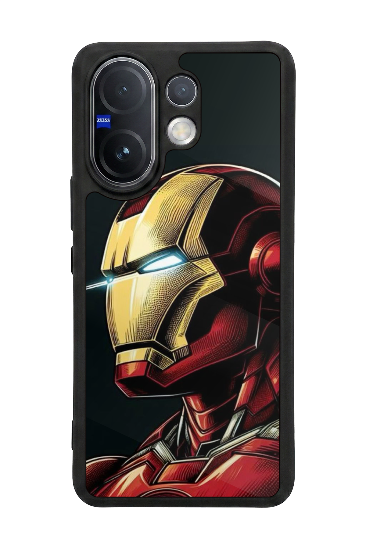 Vivo V60 Uyumlu  Iron Man ( Demir Adam ) Tasarımlı Glossy Premium Kılıf