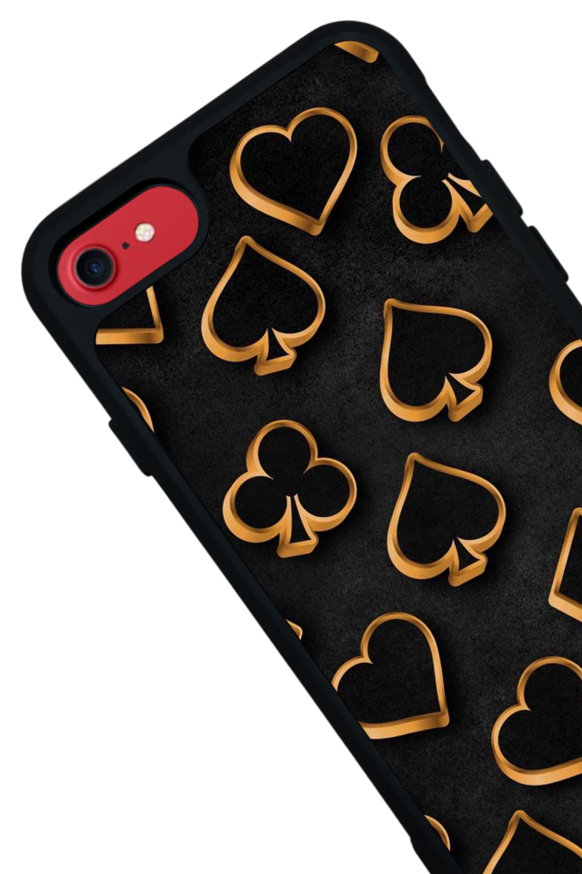 iPhone 8 Uyumlu Kart Tasarımlı Glossy Premium Kılıf