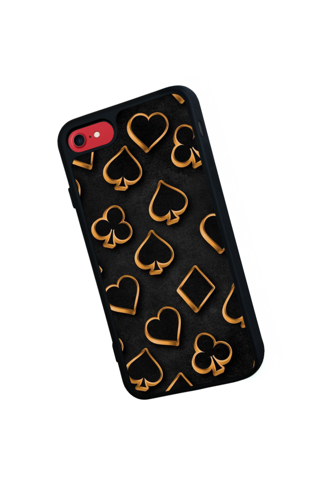 iPhone 8 Uyumlu Kart Tasarımlı Glossy Premium Kılıf