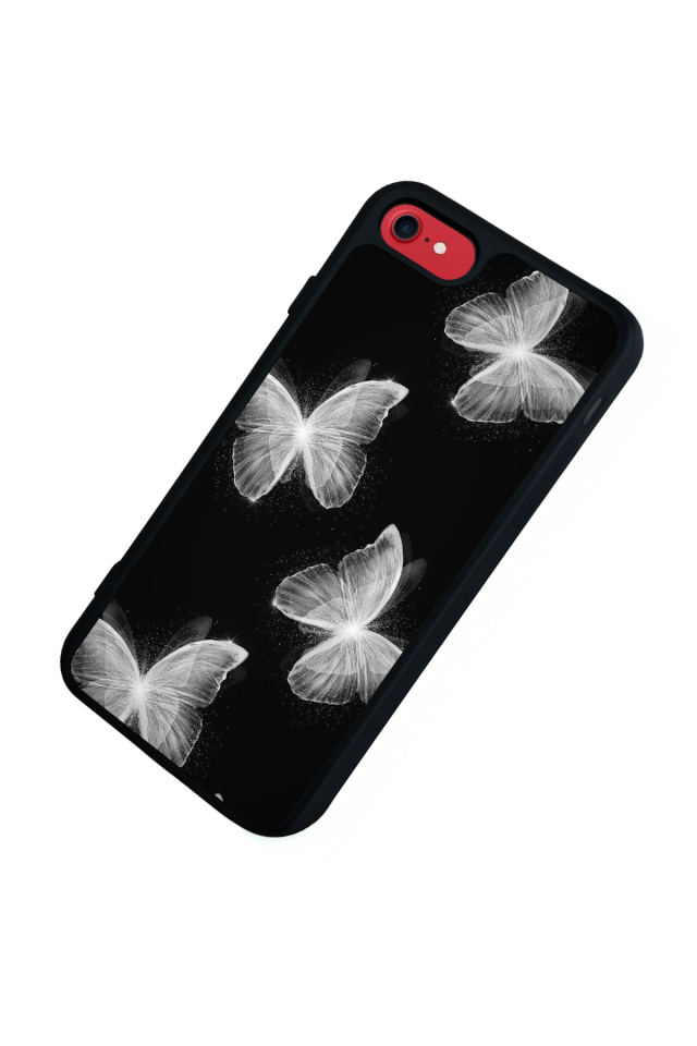 iPhone 7 Uyumlu Kelebek Tasarımlı Glossy Premium Kılıf