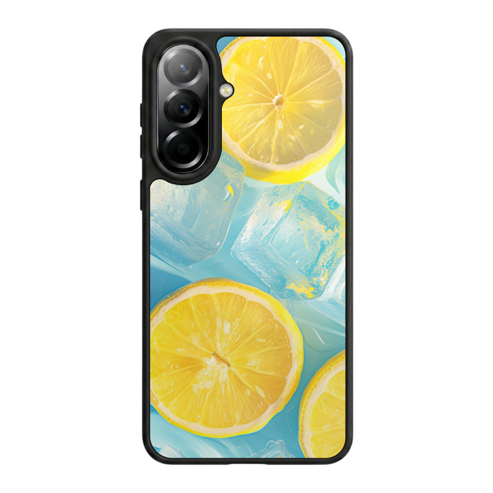 Samsung Galaxy A37 Uyumlu Limon Tasarımlı Glossy Premium Kılıf