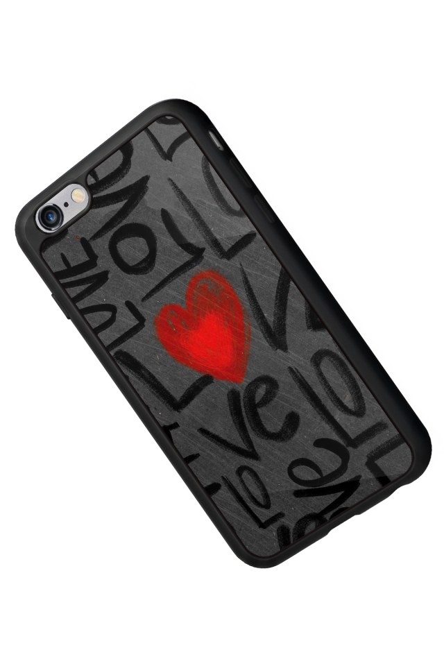 iPhone 6 Plus Uyumlu Love Tasarımlı Glossy Premium Kılıf