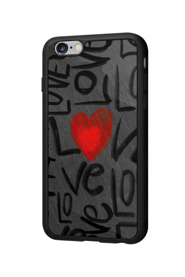 iPhone 6 Plus Uyumlu Love Tasarımlı Glossy Premium Kılıf