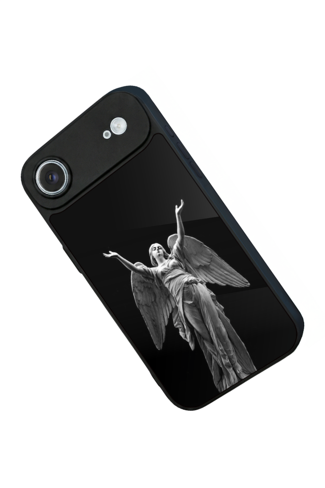 iPhone 17 Air Uyumlu Melek Tasarımlı Glossy Premium Kılıf