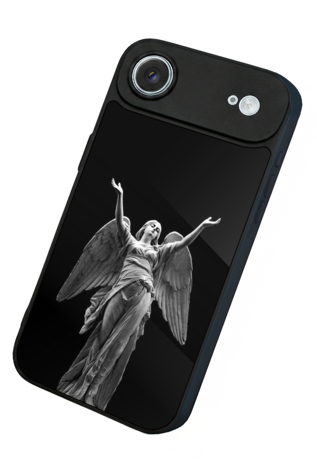 iPhone 17 Air Uyumlu Melek Tasarımlı Glossy Premium Kılıf